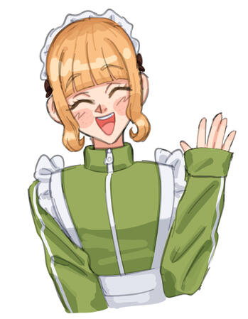 Camellia track-suit maid Camellia track-suit maid